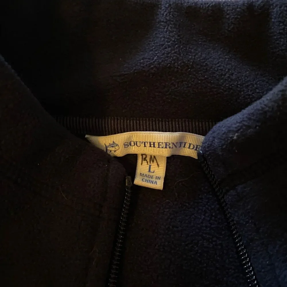 SOUTHERN TIDE‎ Boys Hucksley Vest True NAVY Blue Size Large L 12 14 GUC UNIFORM